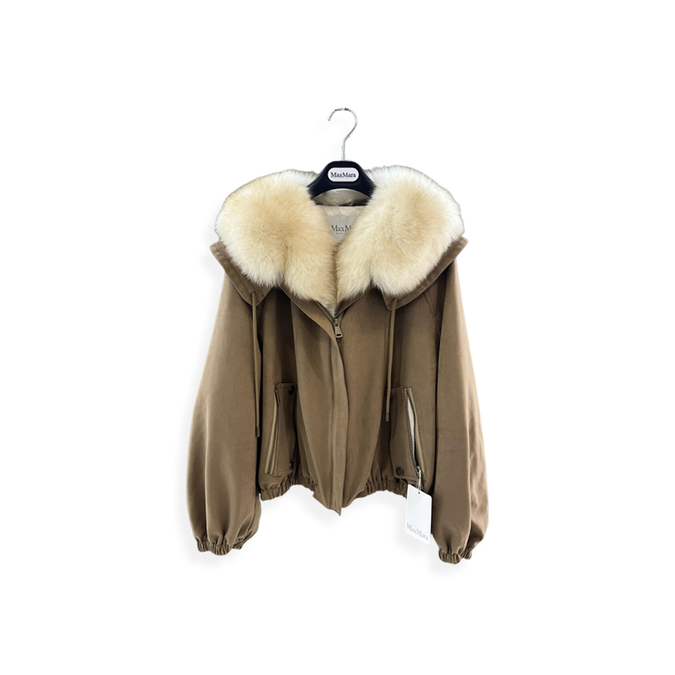 M*x M*ra down jacket with fur collar